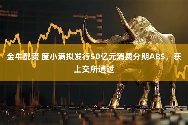 金牛配资 度小满拟发行50亿元消费分期ABS，获上交所通过
